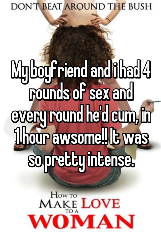4 Rounds of Sex